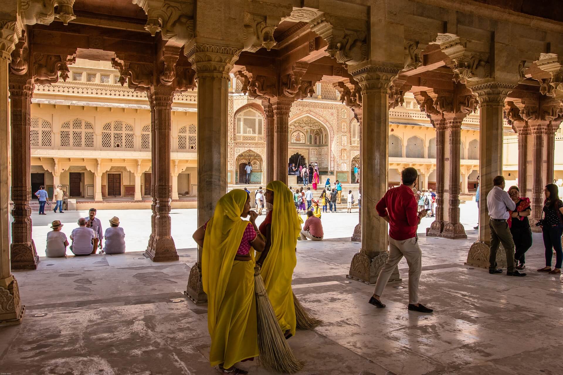 India - people walking
