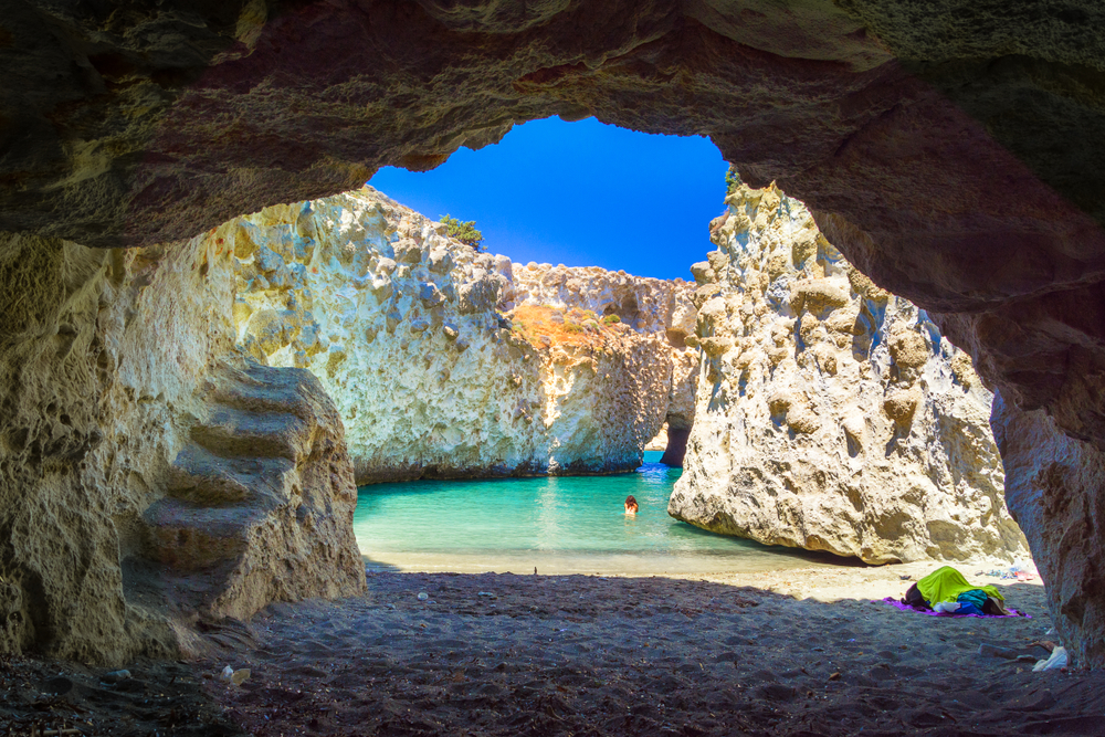 Cave,Of,Papafragas,Milos,,Cyclades,Greece