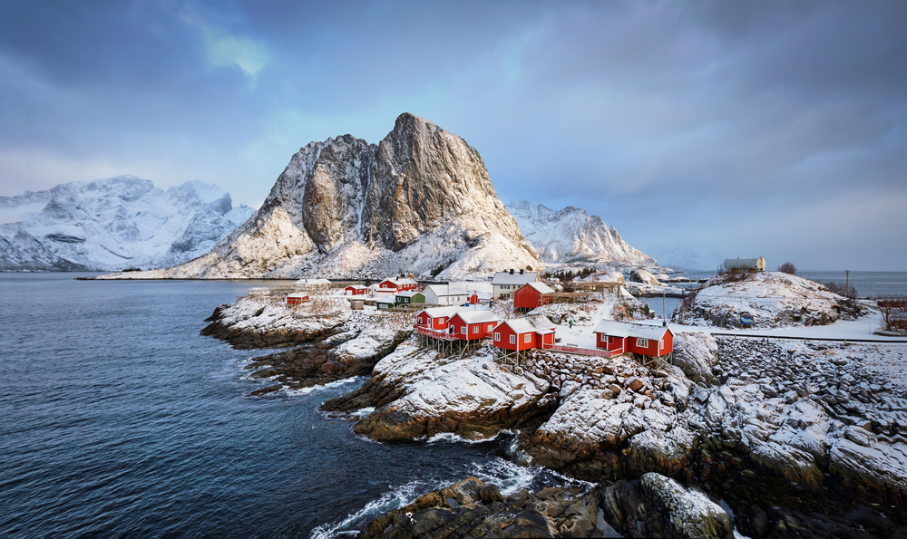 Famous,Tourist,Attraction,Hamnoy,Fishing,Village,On,Lofoten,Islands,,Norway